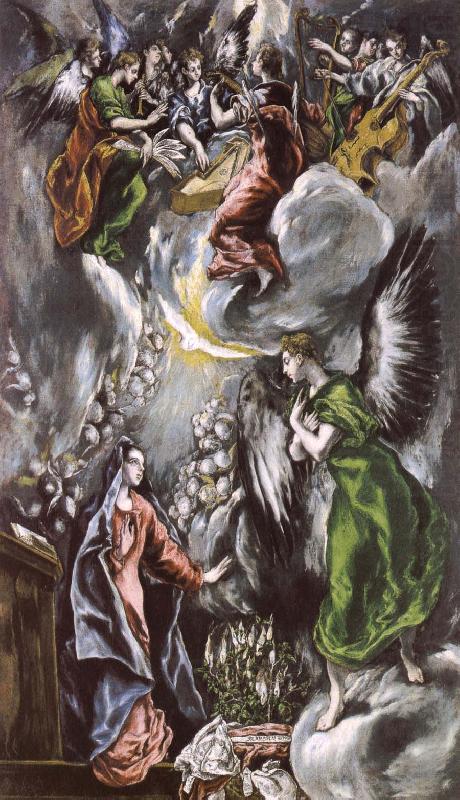 El Greco The Annuciation china oil painting image